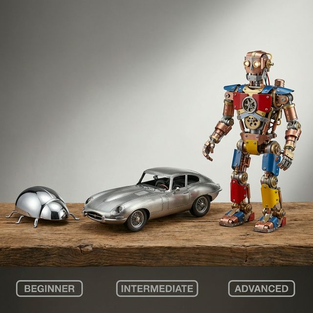 Metal Model Kit Difficulty Levels Explained