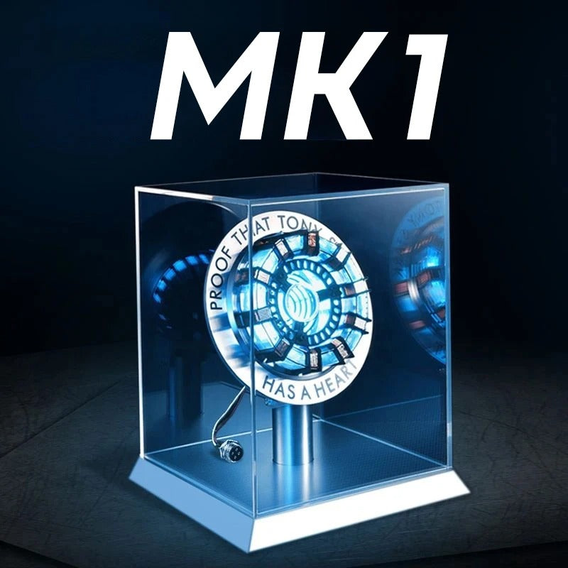 Aluminum Alloy Arc Reactor DIY Model Decorative MK1 MK2 Led