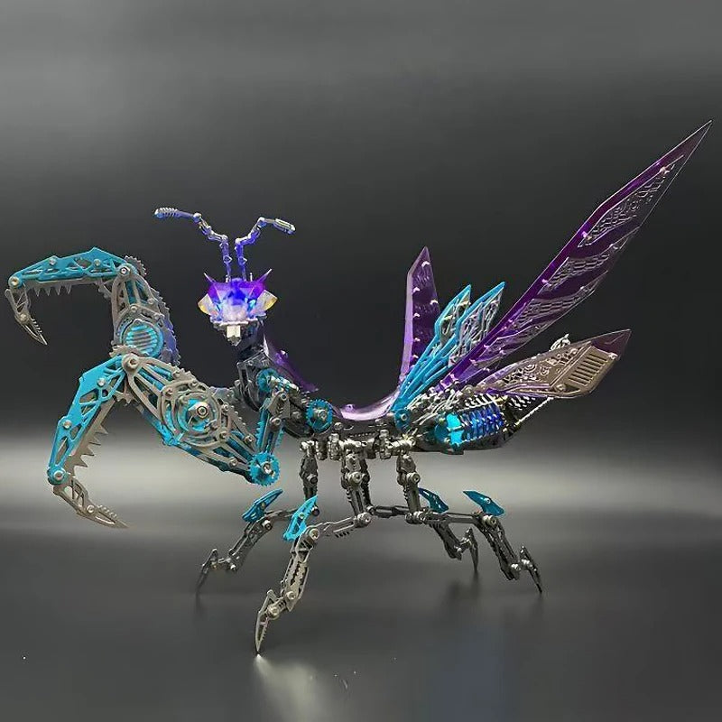 MECHANICAL MANTIS "Zero Plain" – 3D Metal Model Kit (Magnetic LED Edition)