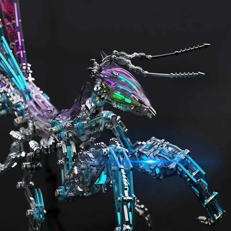MECHANICAL MANTIS "Zero Plain" – 3D Metal Model Kit (Magnetic LED Edition)