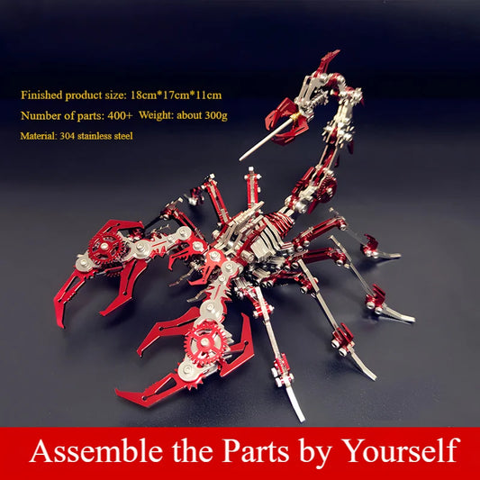 IRON SCORPION – Heavy 3D Steel Model Kit (380g)