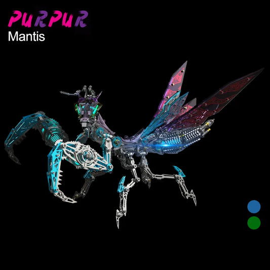 NEON MANTIS – 3D Luminous Metal Insect Kit