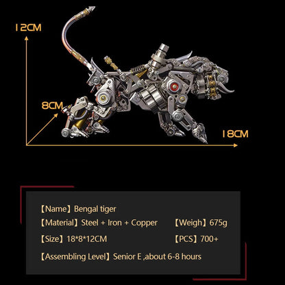 APEX PREDATOR – 3D Bengal Tiger Metal Kit (650+ Pcs)