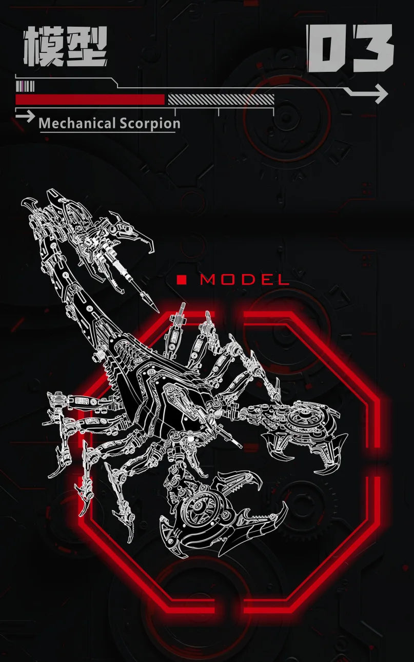 WAR SCORPION – 3D Metal Combat Arachnid Kit