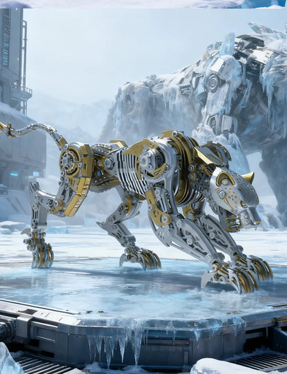 GHOST LEOPARD – 3D Metal Cheetah Predator Kit