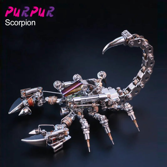 NEON SCORPION – 3D Luminous Steel Arachnid Kit