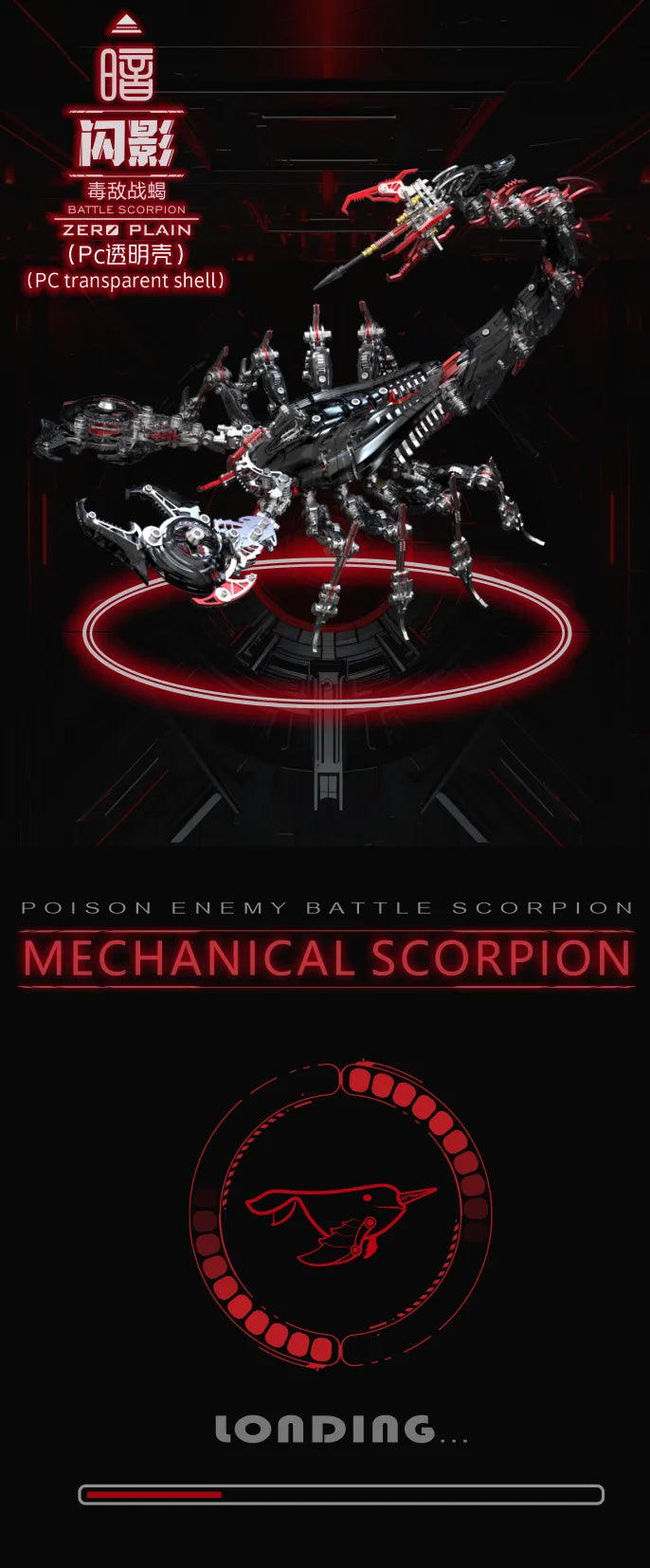 WAR SCORPION – 3D Metal Combat Arachnid Kit