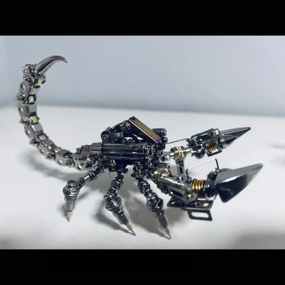 Metal 3D Puzzle DIY Kit - Mechanical Scorpion Model Building Set - Side View