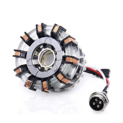 Aluminum Alloy Arc Reactor DIY Model Decorative MK1 MK2 Led Light Mark Chest Tony Heart Lamp Light Model Science Discovery - Package Contents