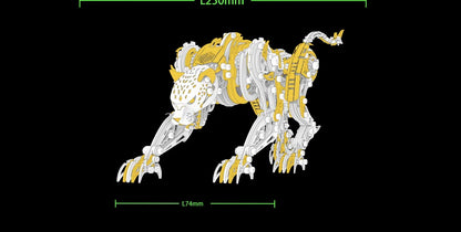 GHOST LEOPARD – 3D Metal Cheetah Predator Kit