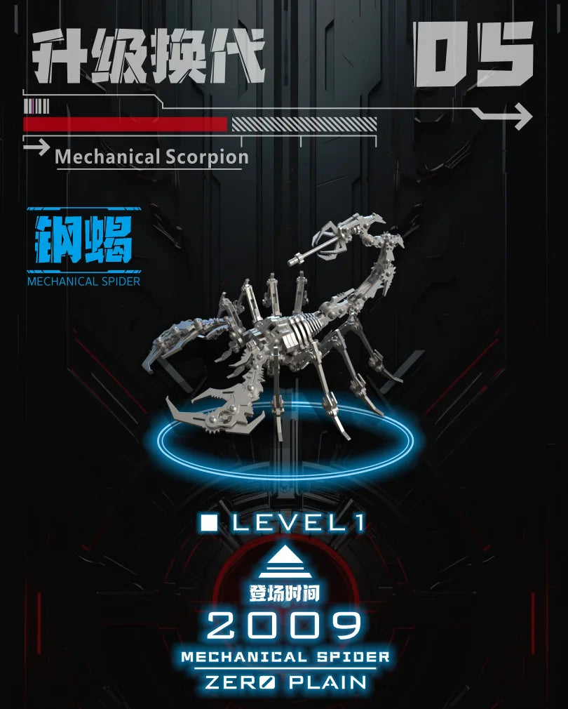 WAR SCORPION – 3D Metal Combat Arachnid Kit