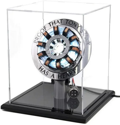 Aluminum Alloy Arc Reactor DIY Model Decorative MK1 MK2 Led Light Mark Chest Tony Heart Lamp Light Model Science Discovery - Assembly Process