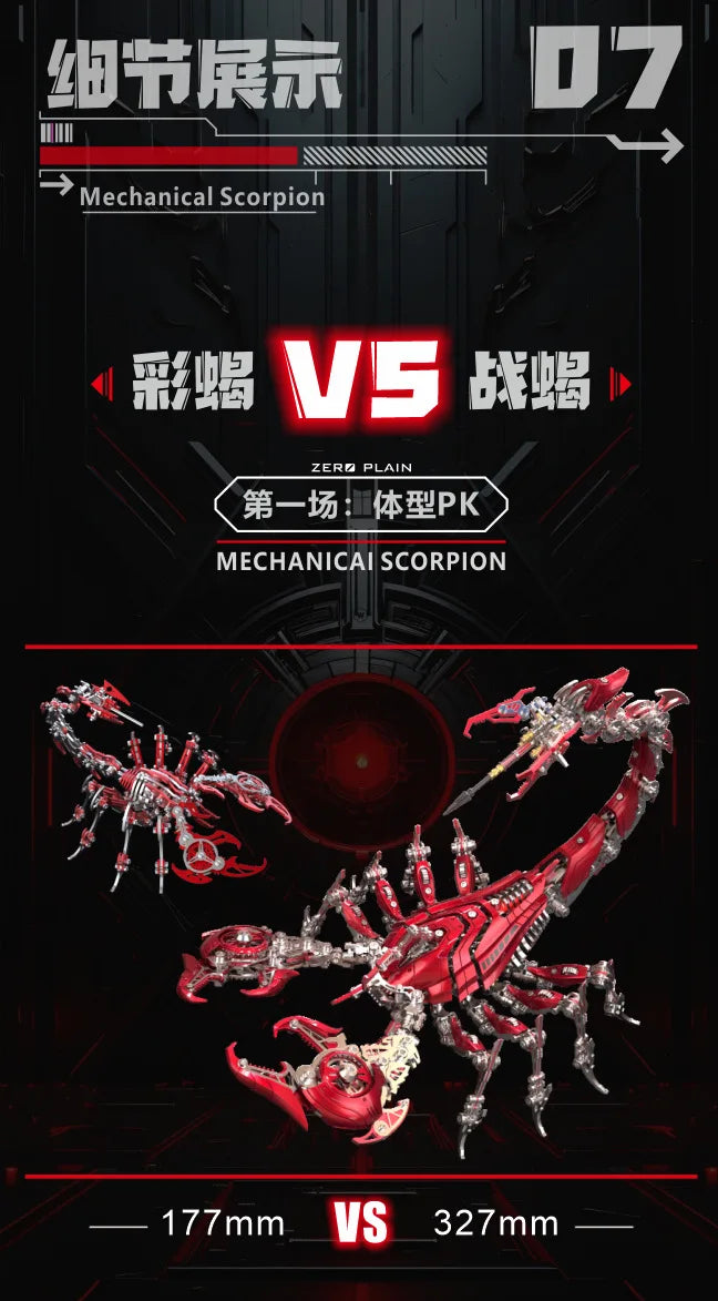 WAR SCORPION – 3D Metal Combat Arachnid Kit
