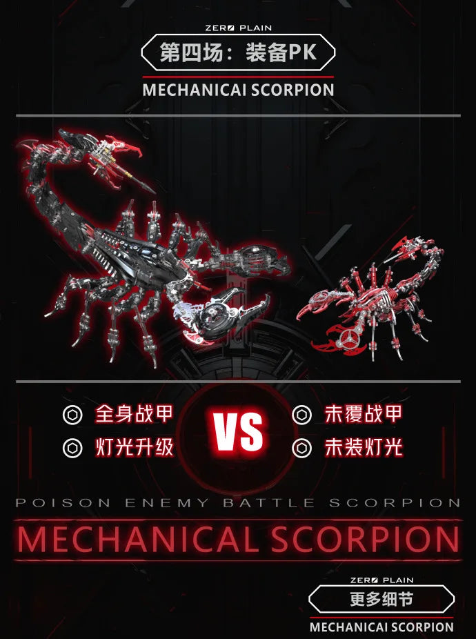 WAR SCORPION – 3D Metal Combat Arachnid Kit