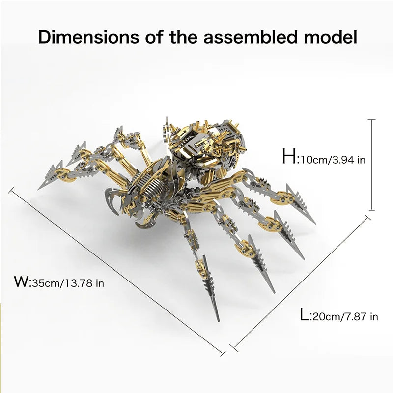 ARACHNE OVERLORD – 3D Spider King Metal Kit