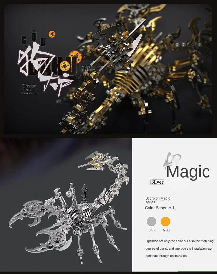 MICRO-MECH SERIES – 3D Metal Insect Starter Kit