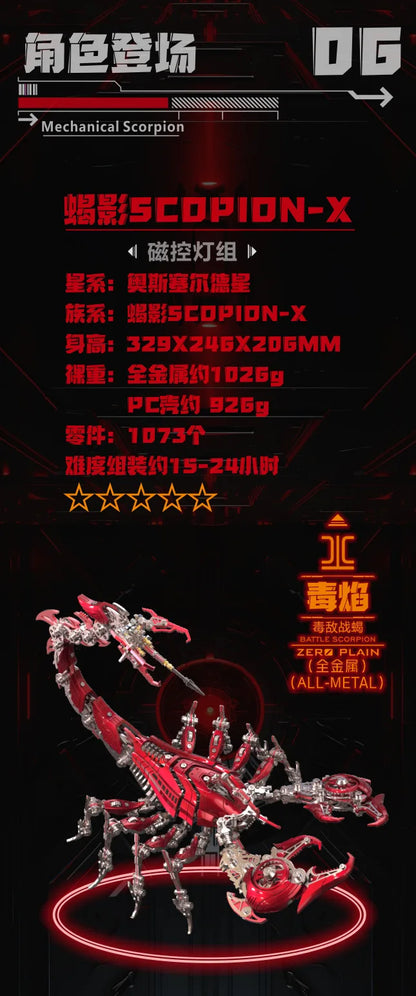 WAR SCORPION – 3D Metal Combat Arachnid Kit