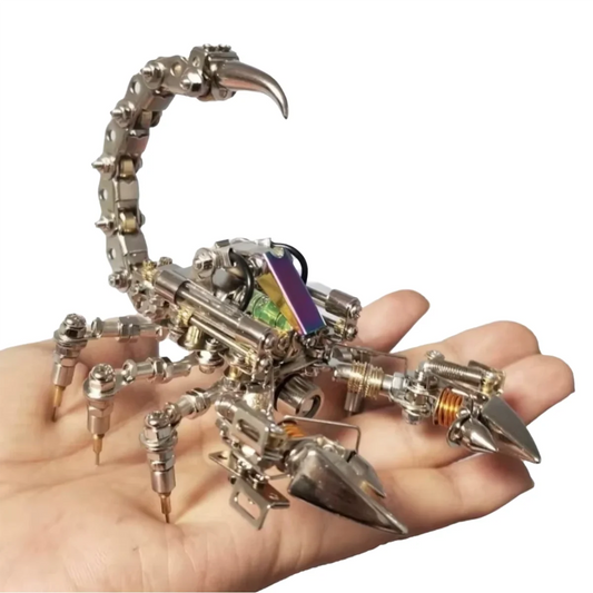 Metal 3D Puzzle DIY Kit - Mechanical Scorpion Model Building Set - 3D Metal Model Kit