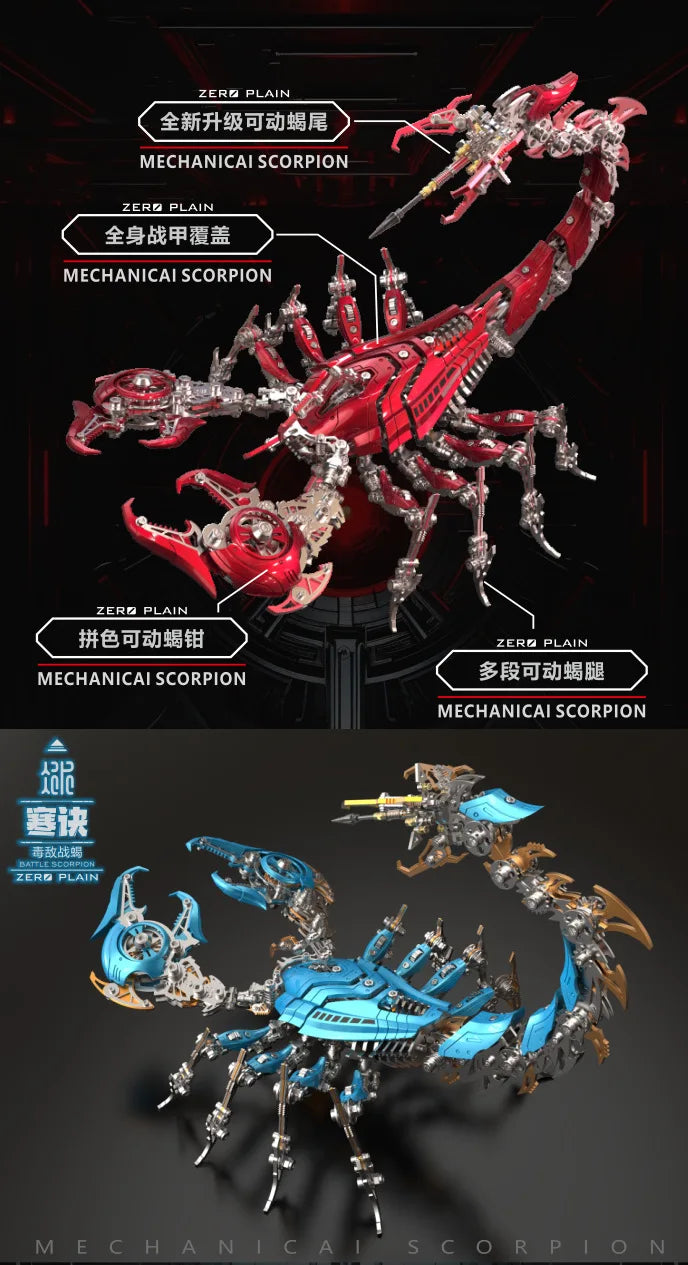 WAR SCORPION – 3D Metal Combat Arachnid Kit