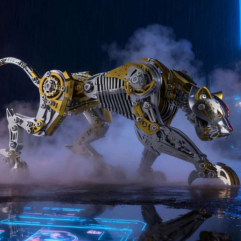 GHOST LEOPARD – 3D Metal Cheetah Predator Kit