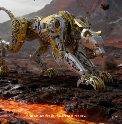 GHOST LEOPARD – 3D Metal Cheetah Predator Kit