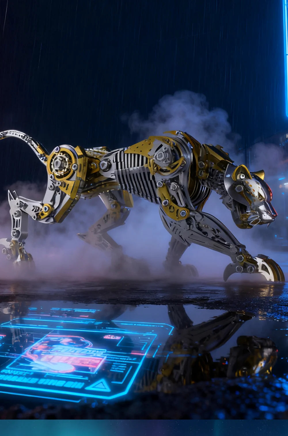 GHOST LEOPARD – 3D Metal Cheetah Predator Kit