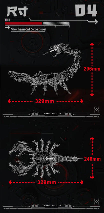 WAR SCORPION – 3D Metal Combat Arachnid Kit