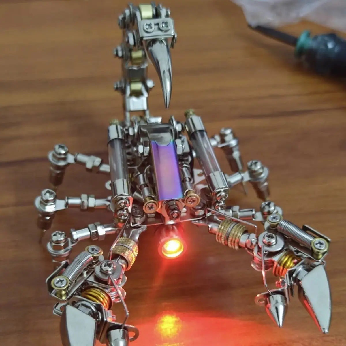 Metal 3D Puzzle DIY Kit - Mechanical Scorpion Model Building Set - Metal Puzzle for Adults