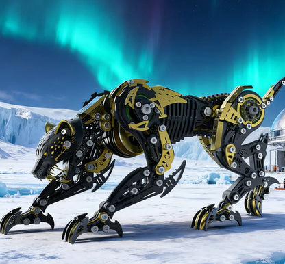 GHOST LEOPARD – 3D Metal Cheetah Predator Kit