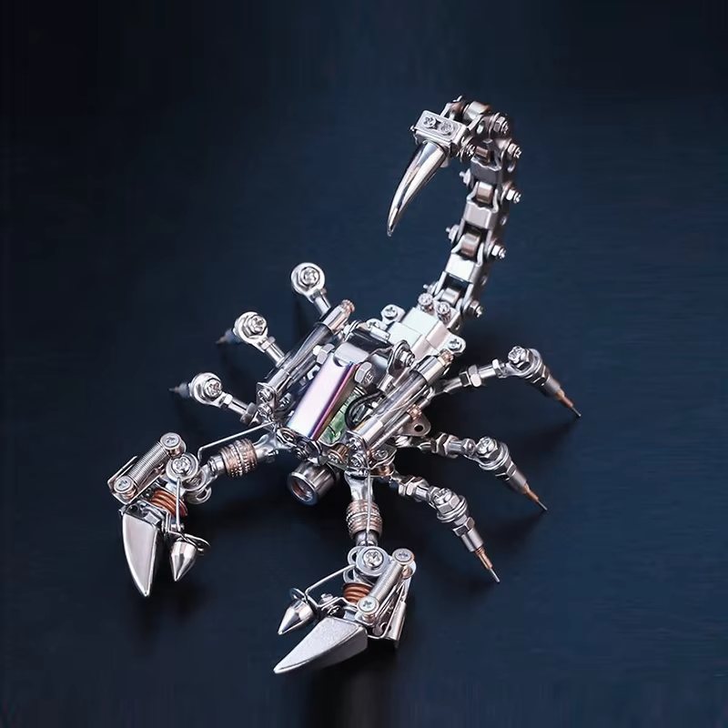 DIGITAL SCORPION – 3D Mechanical Metal Model Kit (373 Parts)