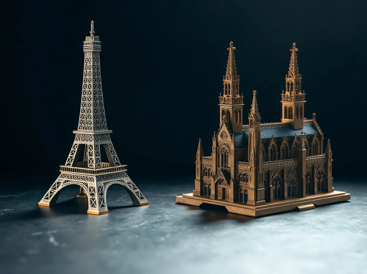 Architecture & Landmarks metal model kits